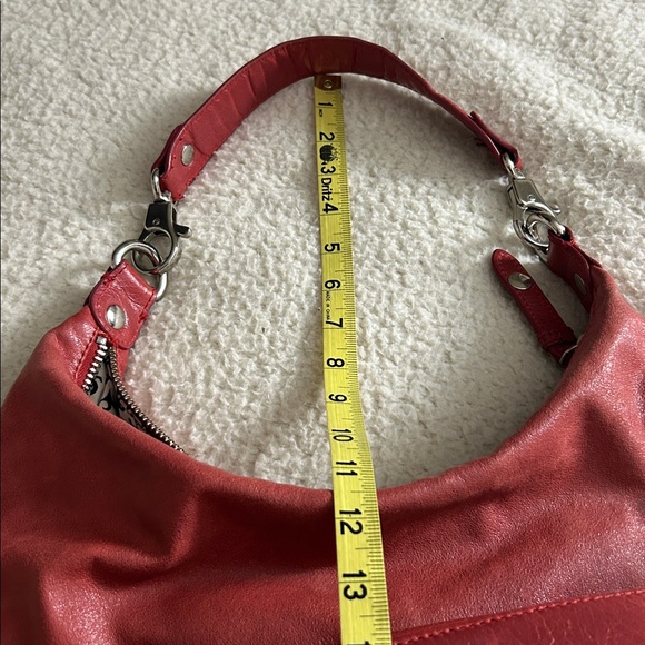 Hobo International Red Leather Shoulder Bag - Picture 11 of 11